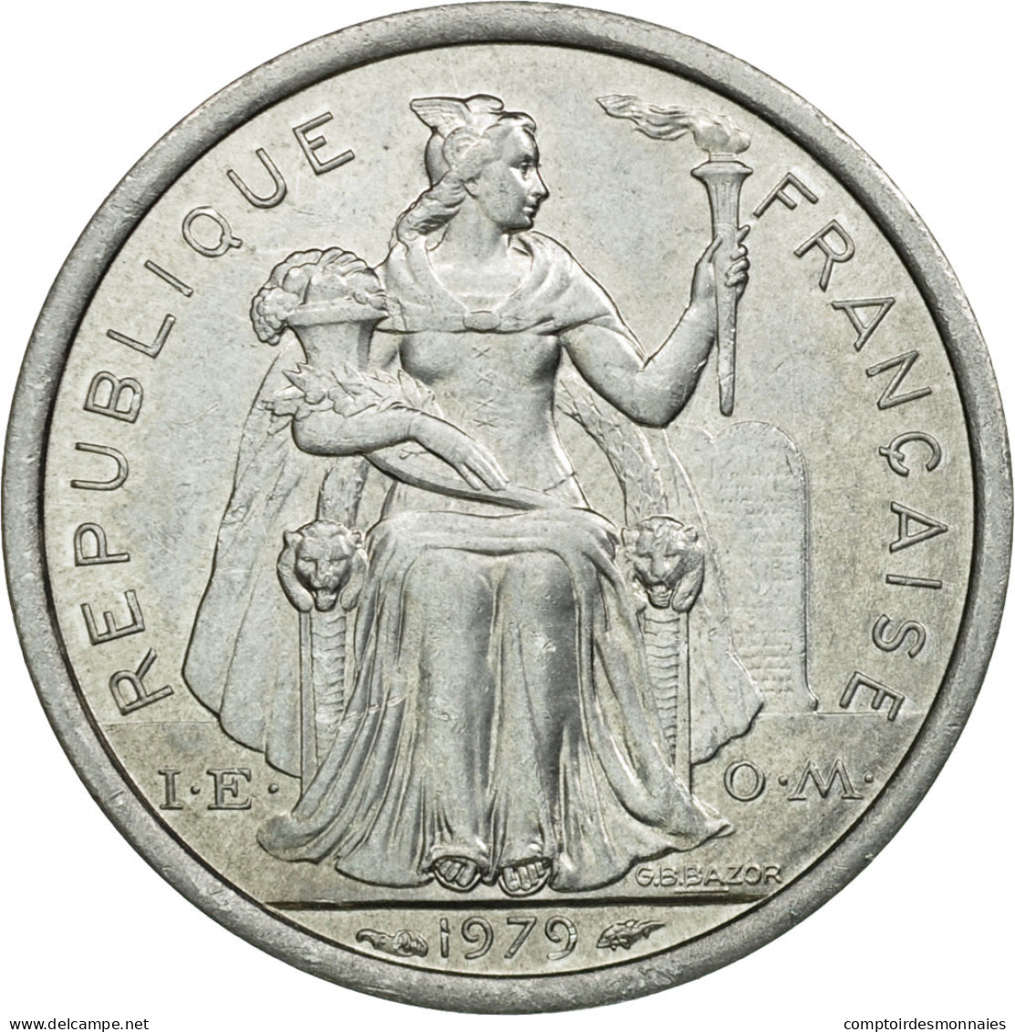 Monnaie, French Polynesia, Franc, 1979, Paris, SUP, Aluminium, KM:11 - Polynésie Française