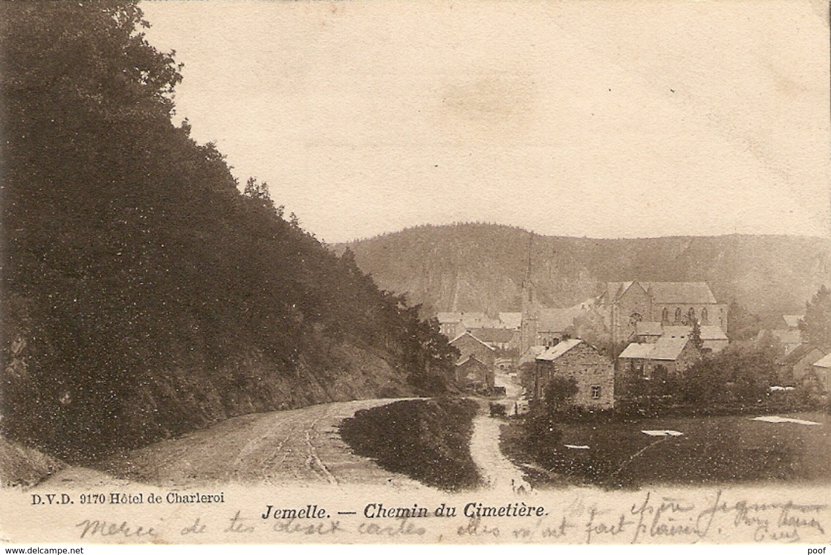 Jemelle : Chemin Du Cimetière 1903 - Rochefort