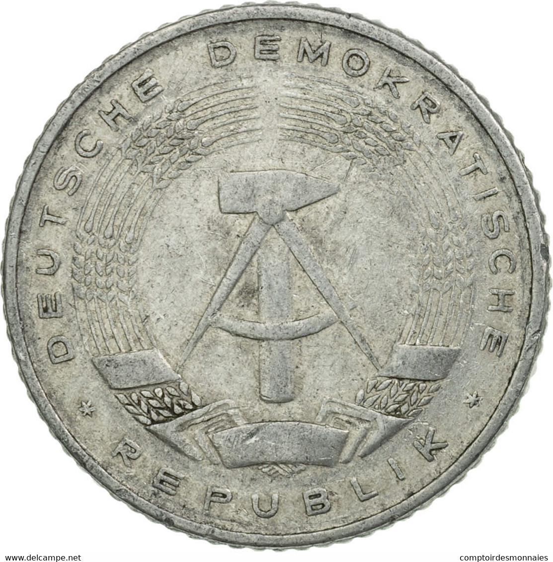 Monnaie, GERMAN-DEMOCRATIC REPUBLIC, 50 Pfennig, 1958, Berlin, TB+, Aluminium - 50 Pfennig