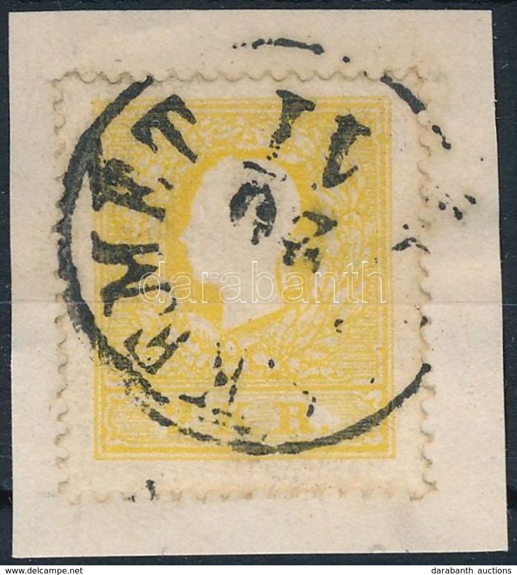 1858 2kr I. élénk Sárga Szín, Centrált / Yellow, Centered '(KECS)KEMÉT' (Ferchenbauer EUR 630,-) Certificate: Steiner - Autres & Non Classés