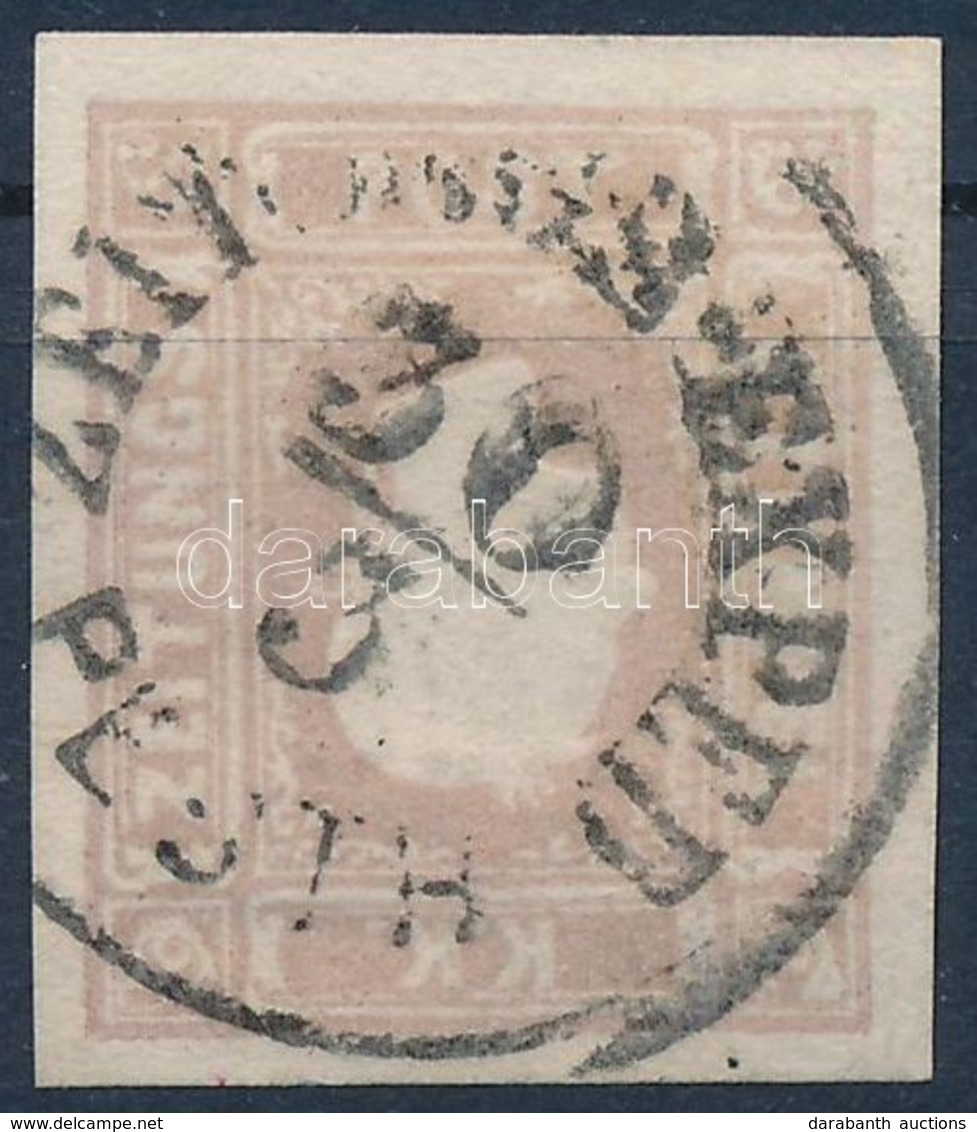 O 1858 Lila Hírlapbélyeg / Violet Newspaper Stamp 'ZEITUNGS-EXPED PESTH' (Gudlin R!) - Autres & Non Classés