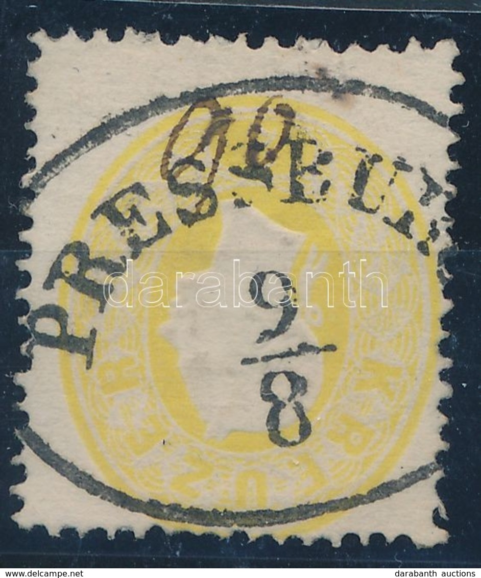 O 1861 2kr 'PRESSBUR(G)' + Kézírásos Szám / Handwritten Number - Autres & Non Classés