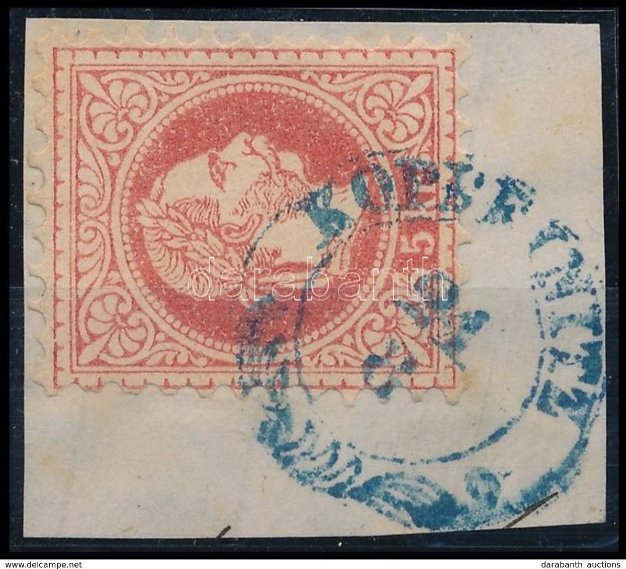 1867 5kr Kivágáson / On Cutting, Kék/blue 'KOPREINITZ'  (Gudlin 400 P) - Altri & Non Classificati