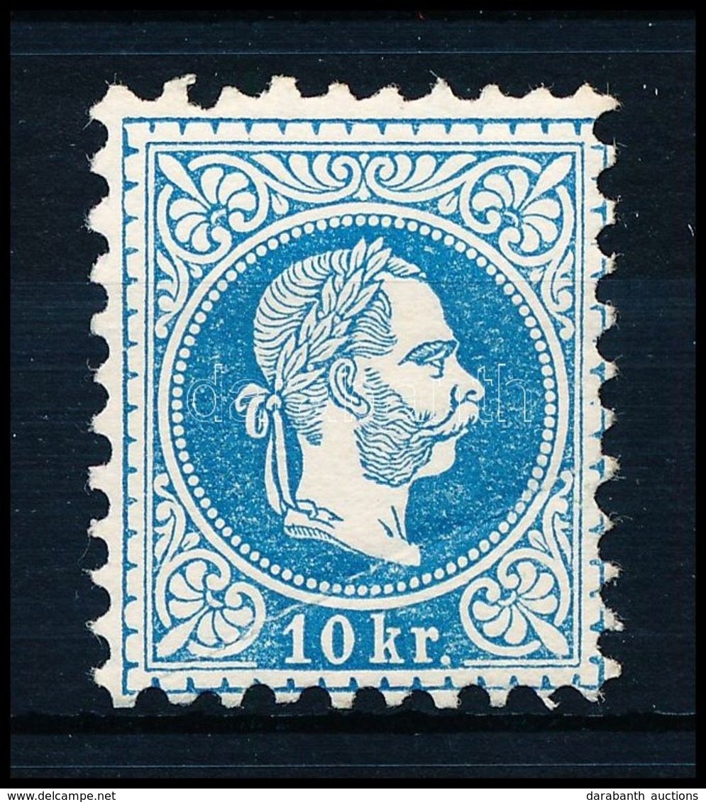 * 1867 10kr Eredeti Gumival, Szép Színben (átlós Ránc) / Mi 38 With Original Gum, Nice Colour (diagonal Crease Below) Ce - Autres & Non Classés