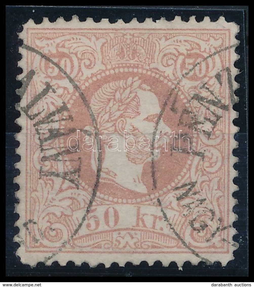 O 1867 50kr (150.000) / Mi 41 'PÉNZ(UT)ALVÁNY NAGY-(VÁRAD)' Signed: Ferchenbauer - Autres & Non Classés