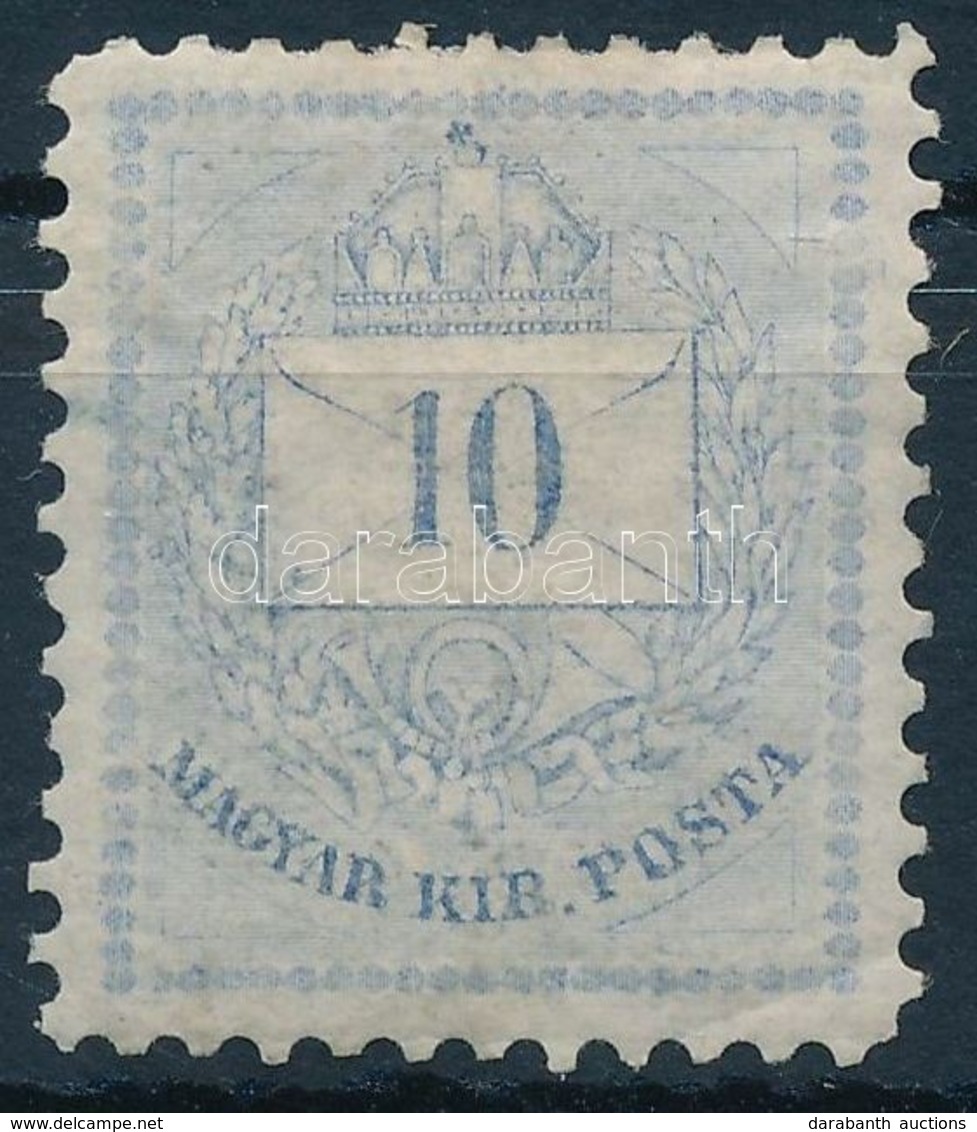 * 1874 10kr 11 1/2 Fogazással, Fakó Színben, Ritka! (18.000++) / Mi 18 11 1/2 Perforation, Pale Colour - Autres & Non Classés