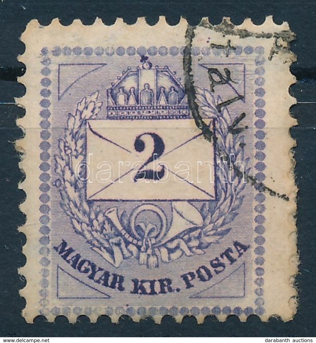 O 1881 2kr, Jobb Felső Háromszögnél Vésésjavítás (ex Lovász) / Retouche - Altri & Non Classificati