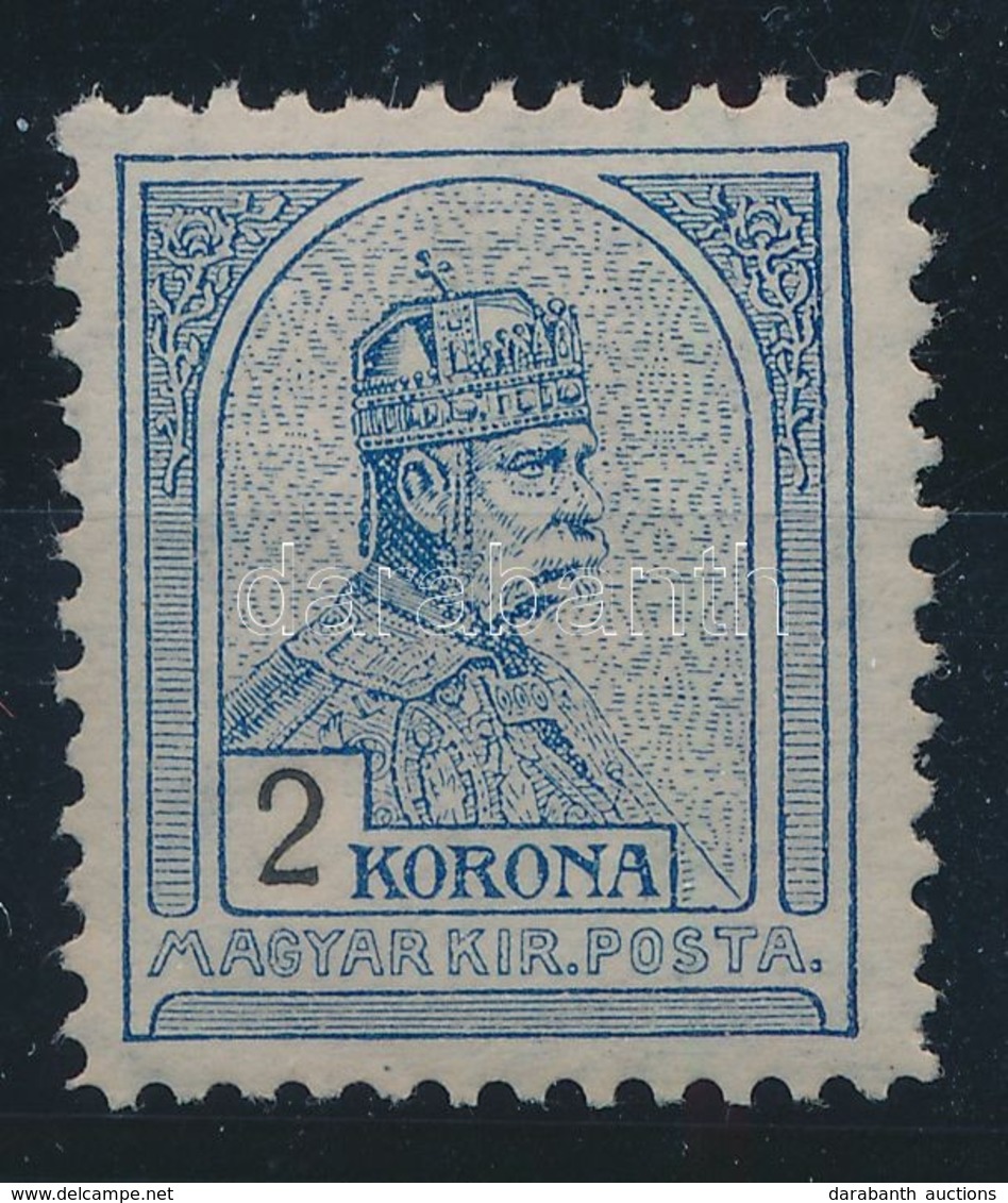 ** 1904 Turul 2K 11 1/2 Sorfogazással, Gyönyörűen Centrált Postatiszta Luxus Darab, RRRR! (900.000) / Mi 88 B, Nicely Ce - Autres & Non Classés