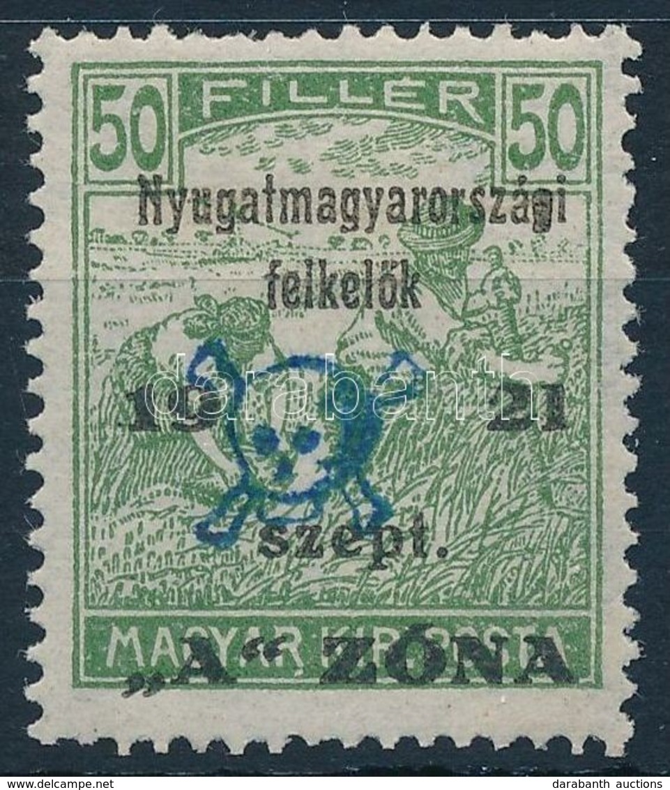 ** Nyugat-Magyarország II. 1921 Arató 50f (18.000) / Mi 16 Signed: Bodor - Sonstige & Ohne Zuordnung