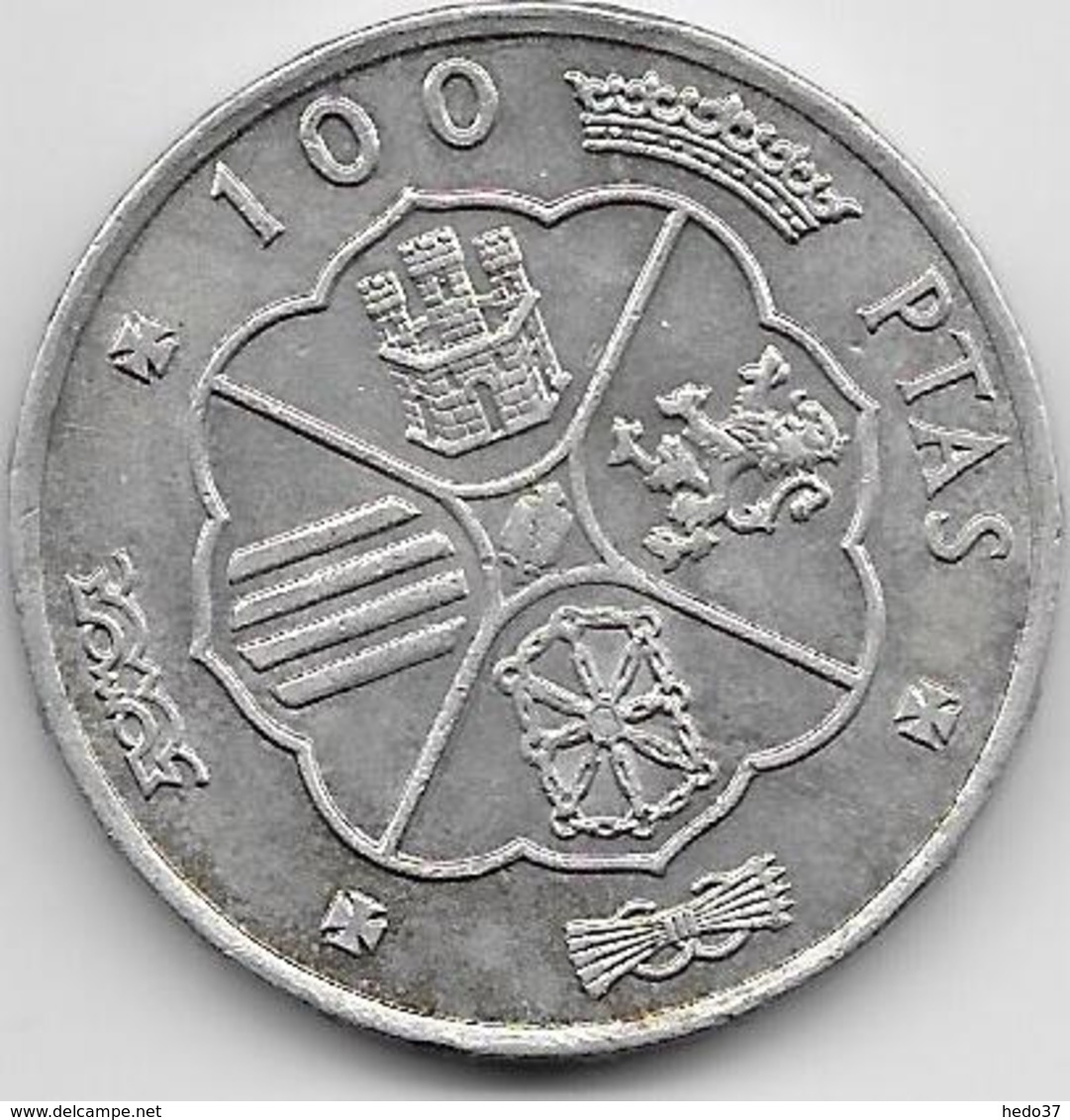 Espagne - 100 Pesetas - 1966 - Argent - 100 Pesetas