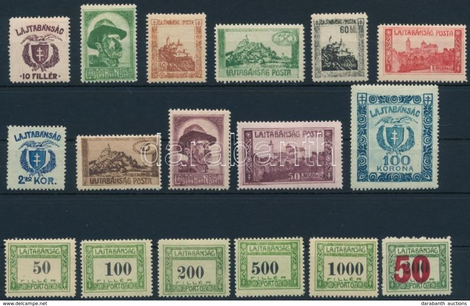 * Nyugat-Magyarország VII. 1921 Teljes Sor (15.600) / Mi 69-79 + P1-P6 Signed: Bodor - Sonstige & Ohne Zuordnung