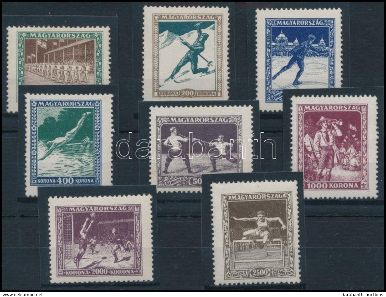 ** 1925 Sport (I.) Sor (14.000) / Mi 403-410 - Sonstige & Ohne Zuordnung