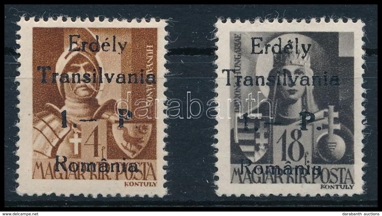 ** Székelyudvarhely 1944 Hadvezérek 1P/4f + 1P/18f / Mi 6, 11, Signed: Bodor - Autres & Non Classés