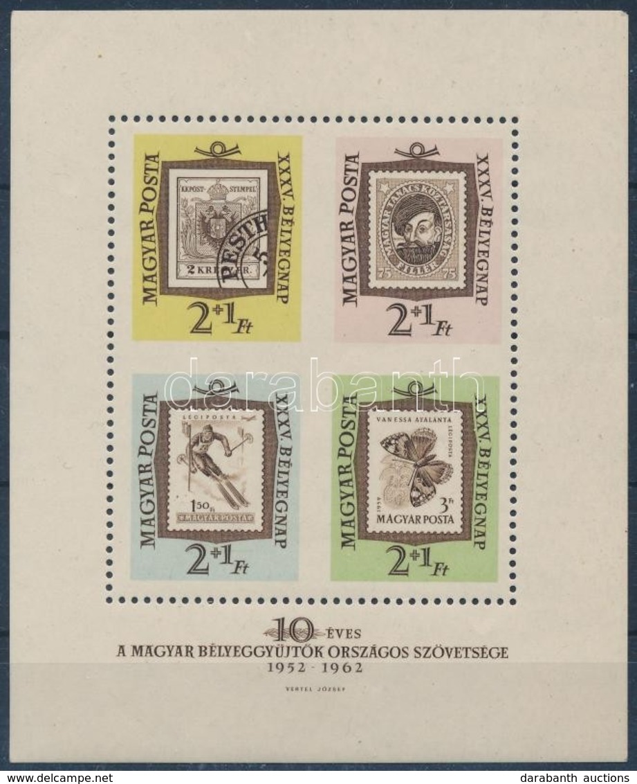 ** 1962 Bélyegnap Ajándék Blokk (20.000) / Mi Block 36, Present Of The Post - Autres & Non Classés