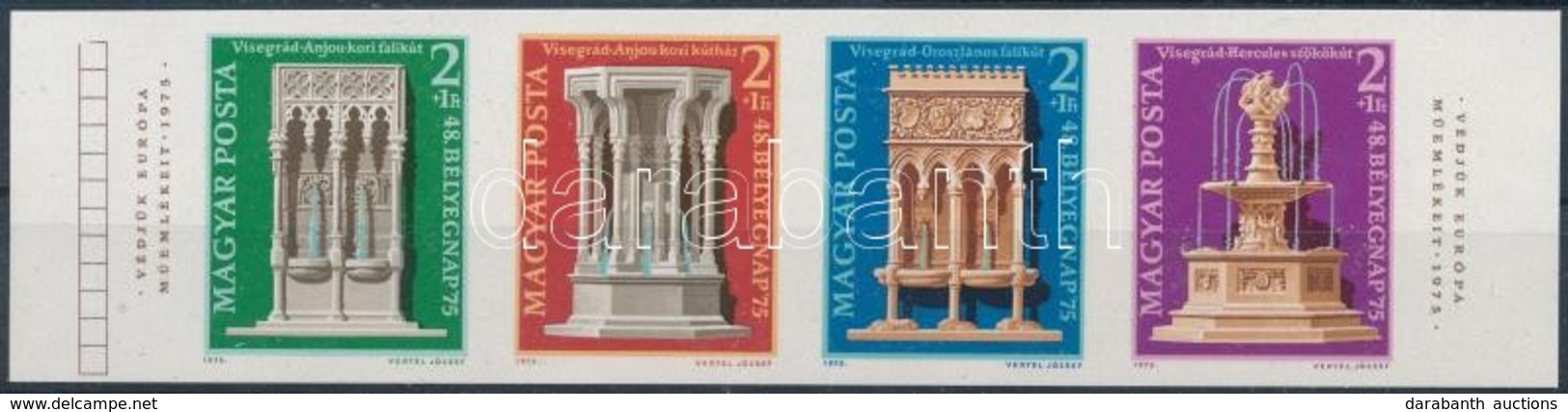 ** 1975 Bélyegnap (48.) Vágott Csík (22.000) / Mi 3060-3063 Imperforate Stripe - Sonstige & Ohne Zuordnung