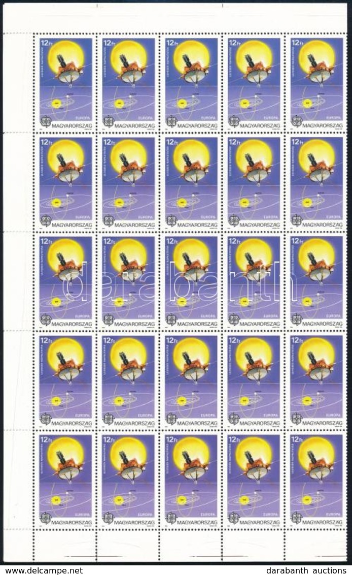 ** 1991 Europa CEPT Hajtott Teljes ívsor (50.000) / Mi 4133-4134 Folded Complete Sheets - Sonstige & Ohne Zuordnung