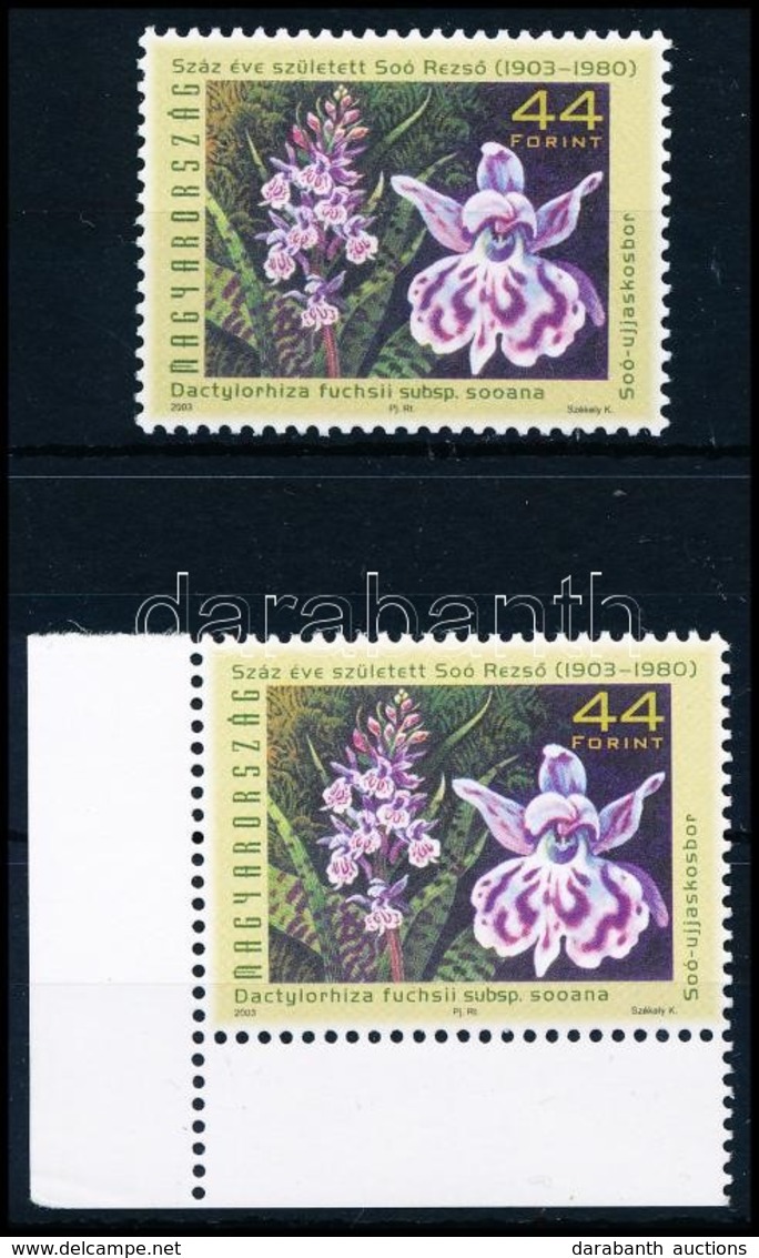 ** 2003 Soó Rezső 2 Db Bélyeg Fényes és Selymes Gumival / 2 X Mi 4811 Bright And Silky Gum - Sonstige & Ohne Zuordnung