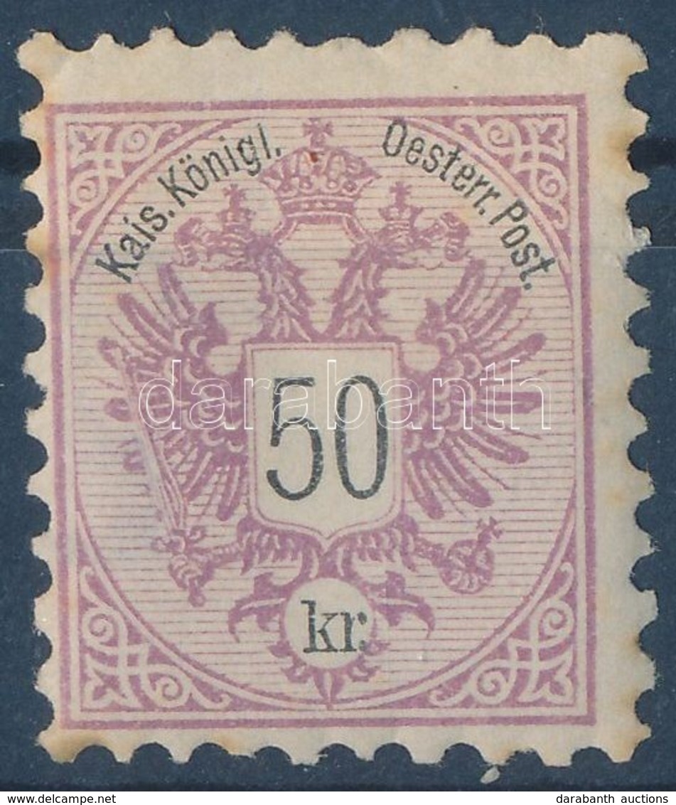 * 1883 Mi 49Aa Vízjeles Példány / With Watermark (pici Rozsdafolt / Light Stain) - Sonstige & Ohne Zuordnung