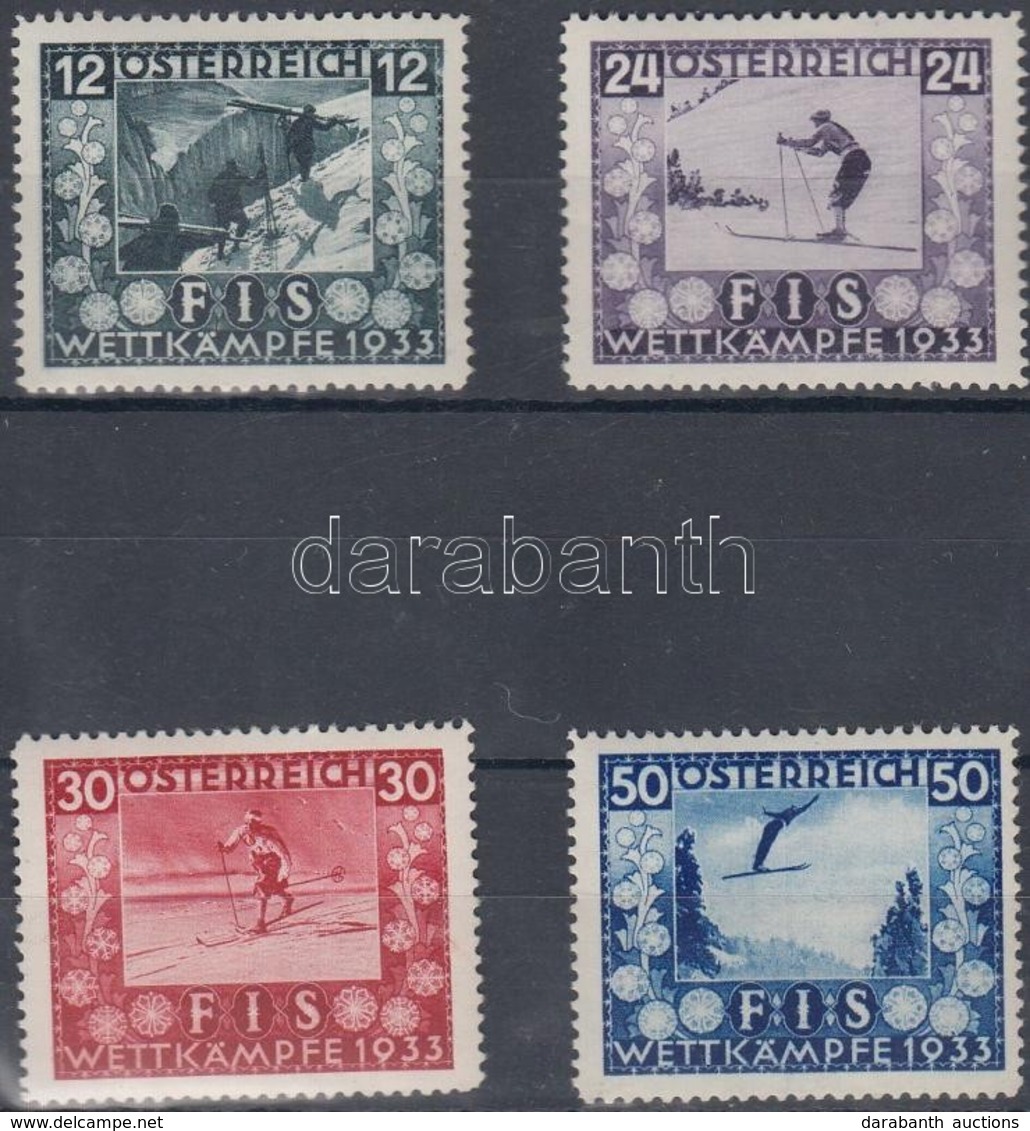 ** 1933 FIS VB Mi 551-554 (Mi EUR 650.-) - Autres & Non Classés