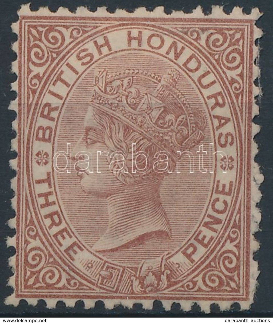 (*) Brit Honduras 1872 Forgalmi Bélyeg Mi 5 A - Sonstige & Ohne Zuordnung