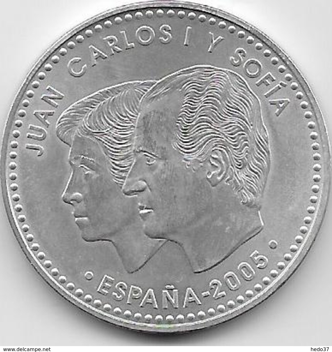 Espagne - 12 Euros - 2005 - Argent - Autres & Non Classés