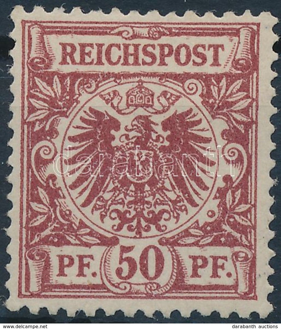 * 1889 Mi 50ab (Mi EUR 2.000.-) Certificate: Jäschke-Lantelme - Sonstige & Ohne Zuordnung