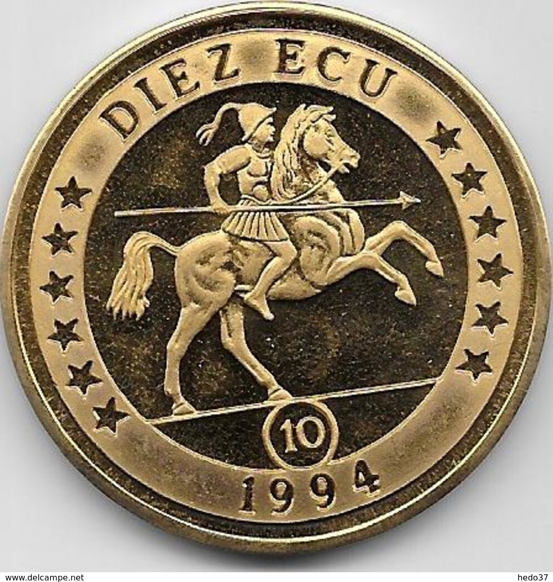 Espagne - 10 Ecus - 1994 - Europa - Aragon - Argent - Sonstige & Ohne Zuordnung