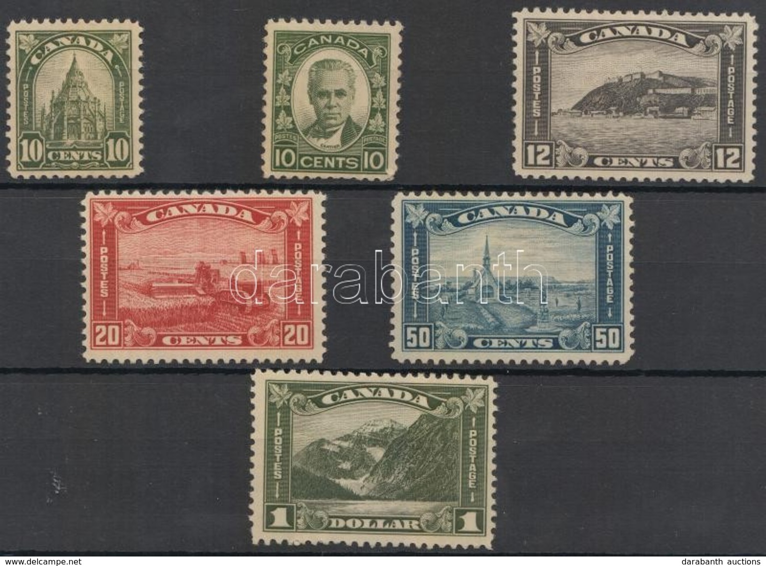 * 1930-1931 Forgalmi Bélyeg Sor/ Definitive Stamp Set Mi 150-155 - Autres & Non Classés
