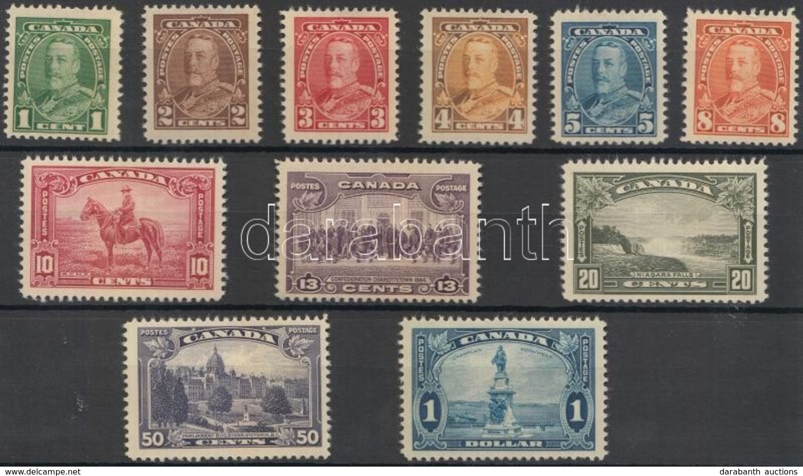 * 1935 Forgalmi Bélyeg Sor / Definitive Stamp Set Mi 184-194 - Sonstige & Ohne Zuordnung