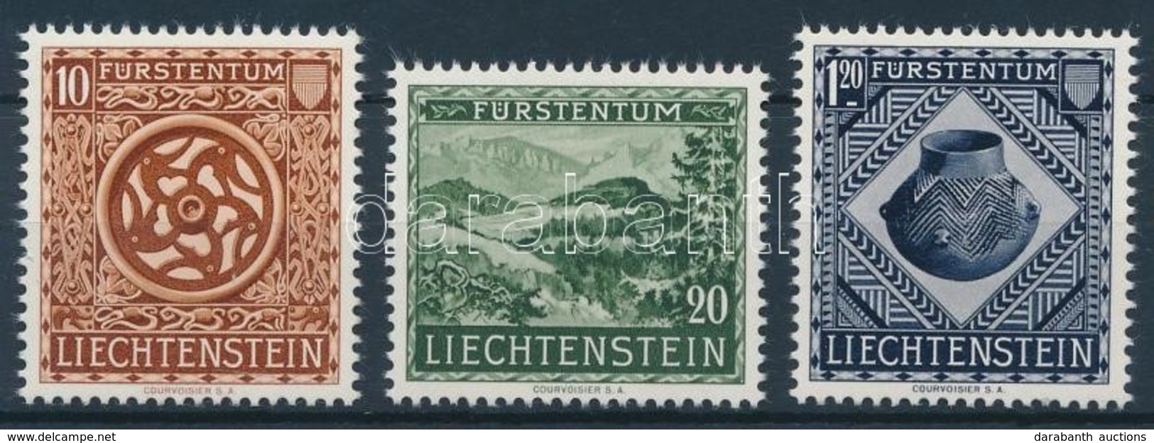 ** 1953 Földrajzi Múzeum Sor Mi 319-321 - Sonstige & Ohne Zuordnung