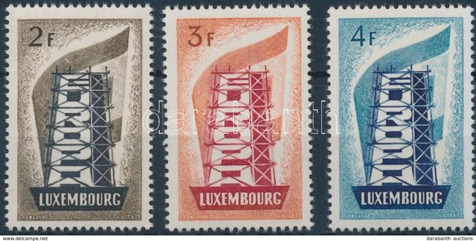 ** 1956 Europa CEPT Sor Mi 555-557 - Sonstige & Ohne Zuordnung