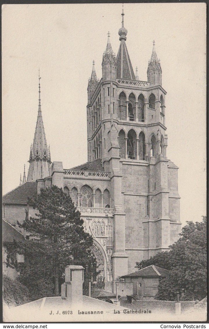 Le Cathédrale, Lausanne, Vaud, 1912 - Jullien Frères CPA - Lausanne