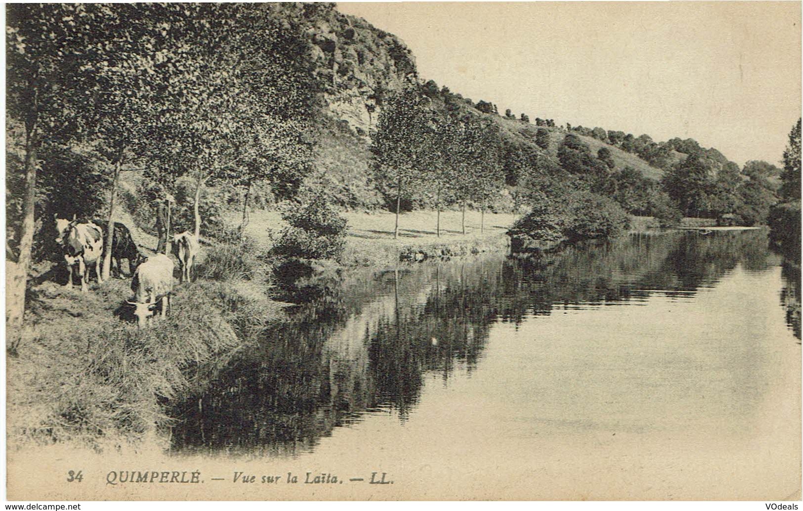 CPA - France - (29) Finistère - Quimperle - Vue Sur La Laïla - Quimperlé