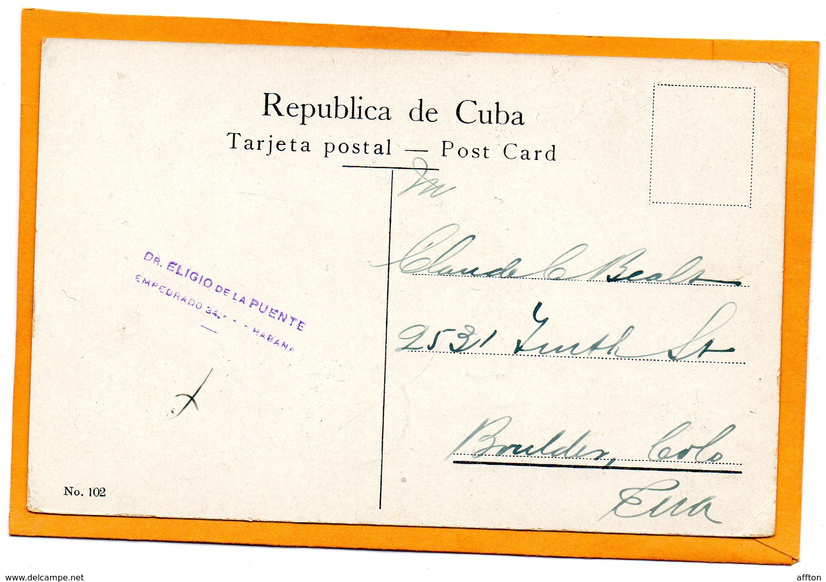 Havana Cuba 1912 Postcard Mailed - Cuba