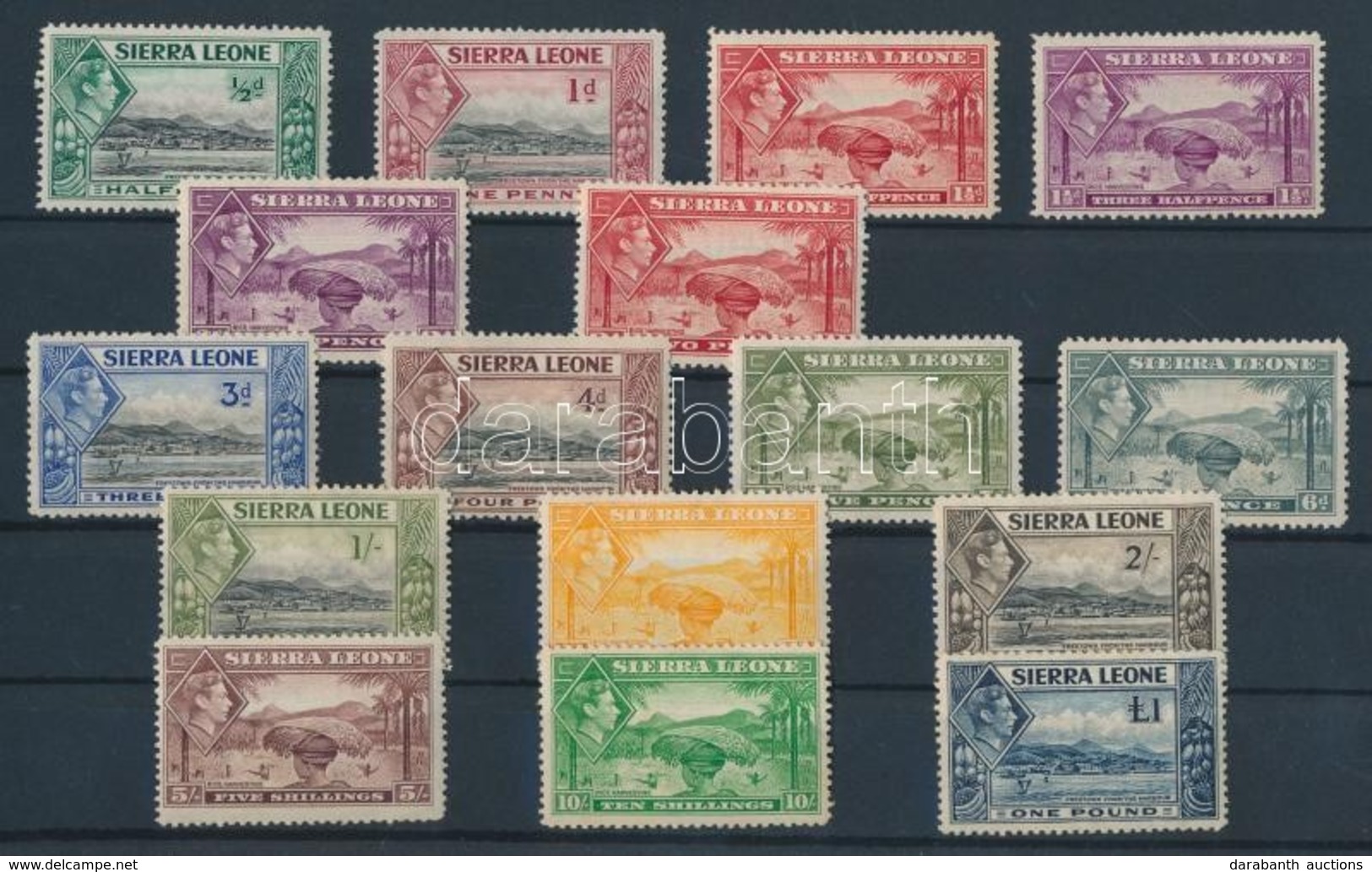 * 1938/1944 Forgalmi Sor / Definitive Set Mi 151-166 - Autres & Non Classés