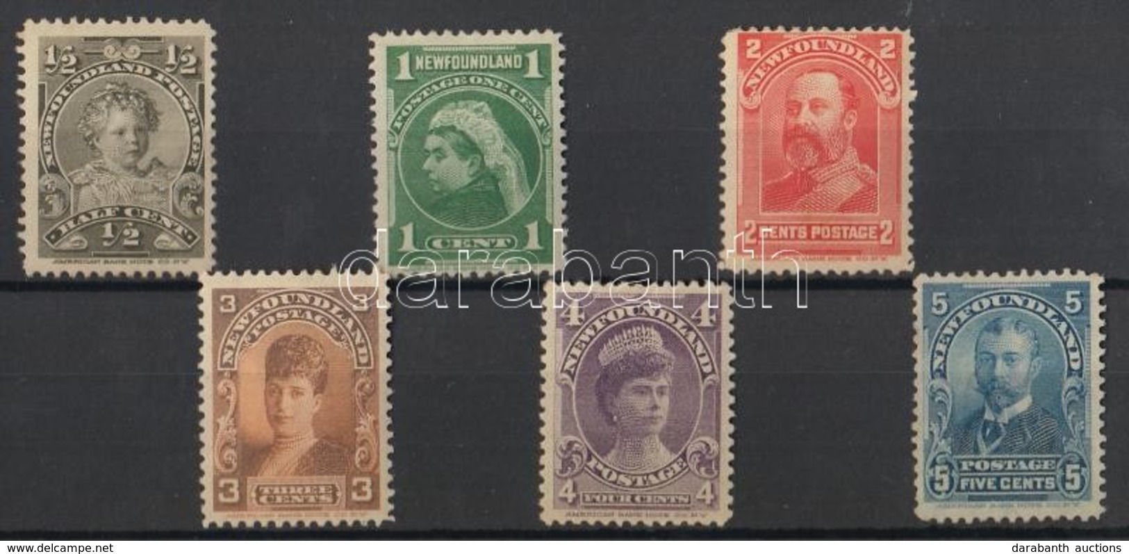 * 1897-1918 Forgalmi Bélyeg Sor/ Definitive Stamp Set Mi 61-66 - Otros & Sin Clasificación