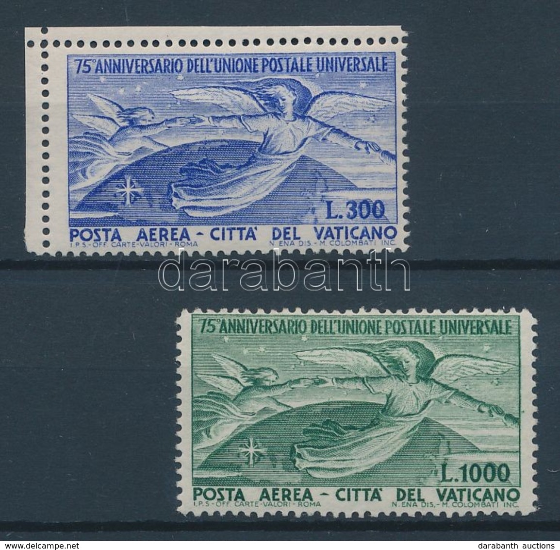 ** 1949 75 éves Az UPU Sor Mi 161-162 - Altri & Non Classificati