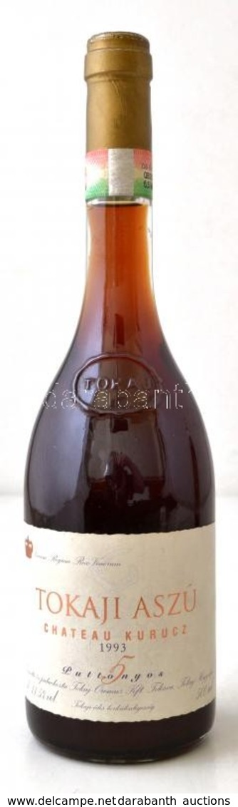 Chateau Kurucz - Oremus 1993-as Tokaji Aszú 5 Puttonyos. Bontatalna Palack Desszertbor 0,5l / 1993 Tokaj Aszu Sweet Dese - Sonstige & Ohne Zuordnung