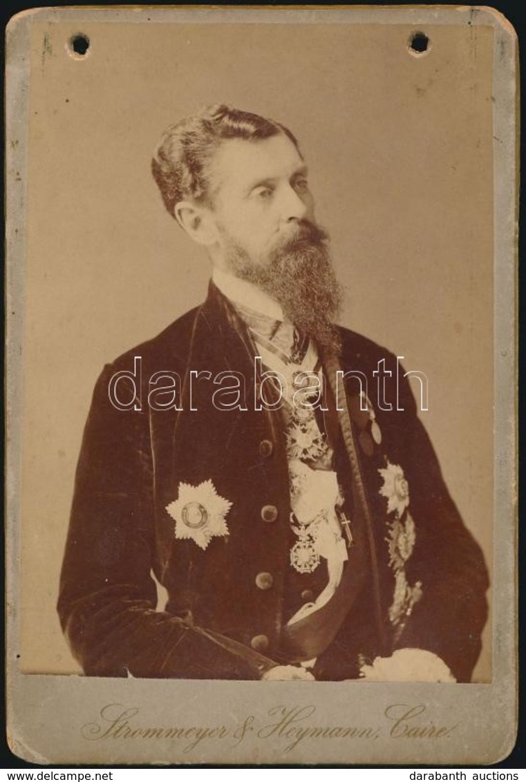 1886 Gsiller Károly (1843-?) Lovag, Osztrák-magyar Konzul és Diplomata, Később Galaci (Galati/Galatz) Osztrák-magyar Kon - Sonstige & Ohne Zuordnung