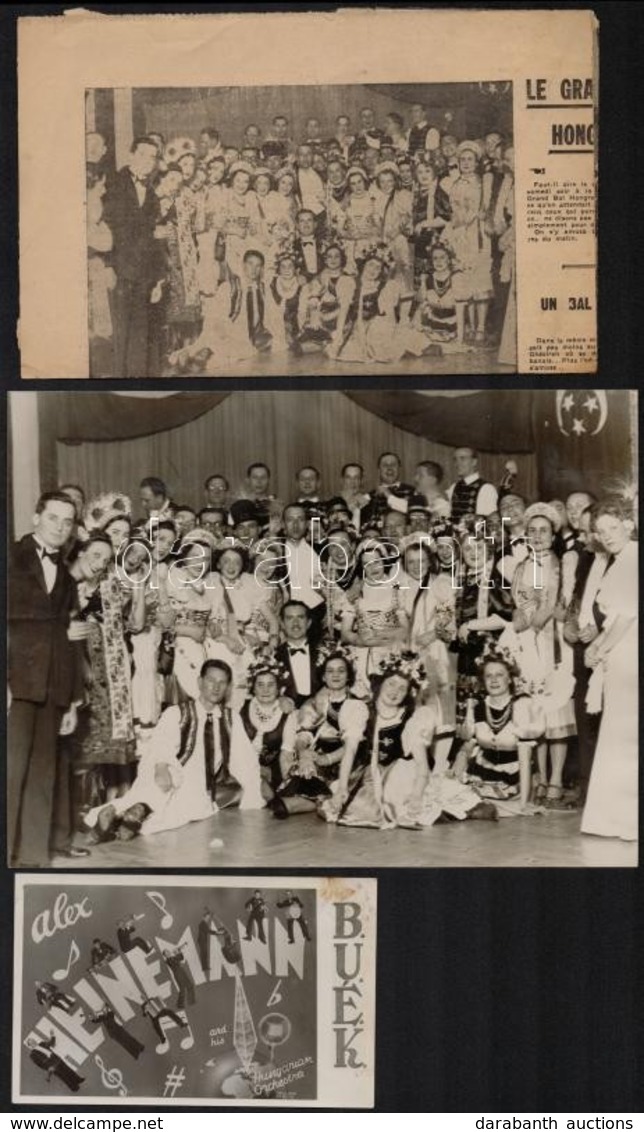 Cca 1938-1941 Heinemann Sándor (1903-1975) Zenész, A Royal Revü Színház Igazgatója és Zenei Vezetőjének Fotóhagyatéka: K - Autres & Non Classés