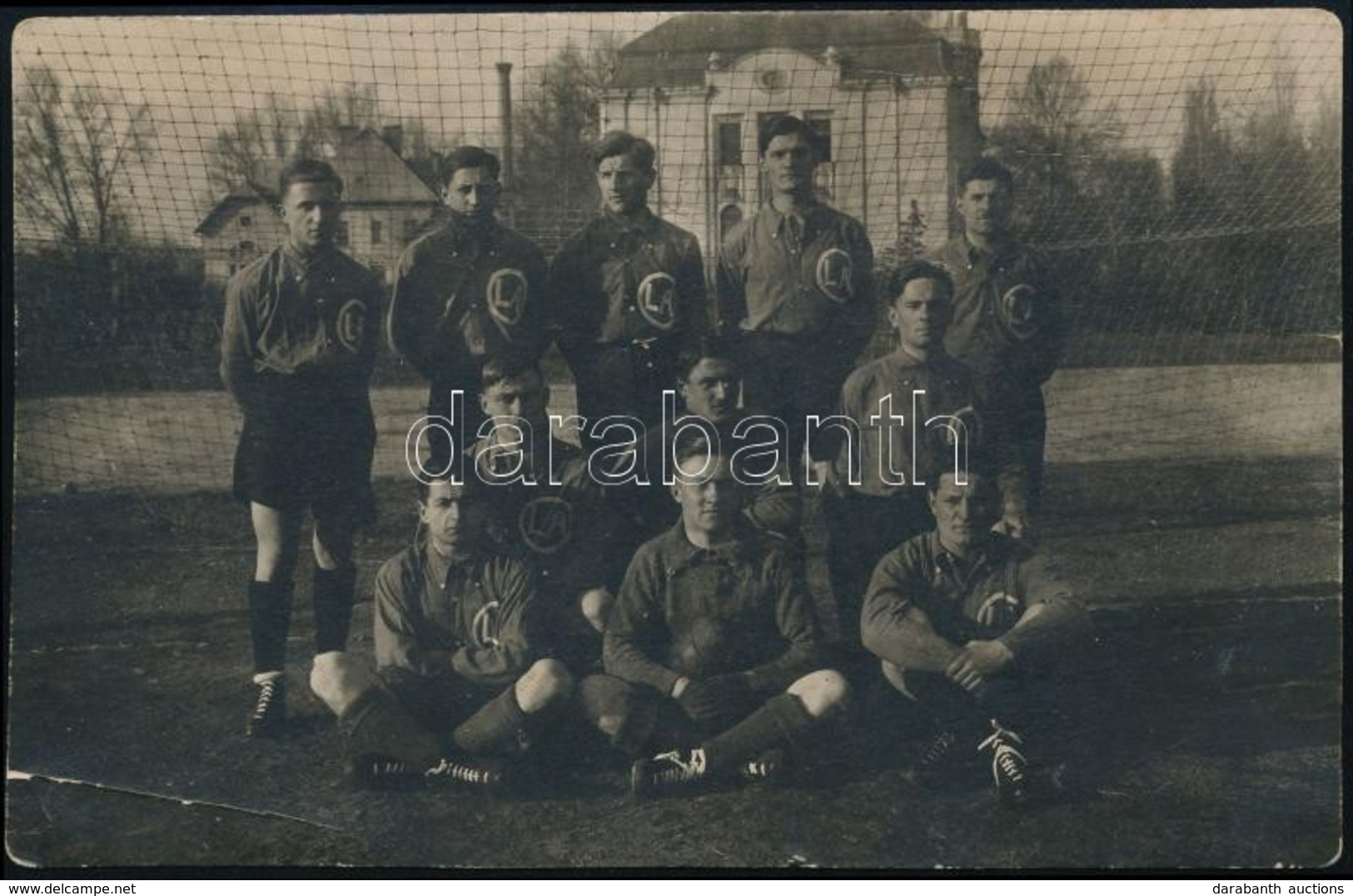 1920 LASE-BEAC Focimérkőzés Után Készült Kép A LASE Csapatról, Feliratozva, A Játékosok Neveivel. - Sonstige & Ohne Zuordnung