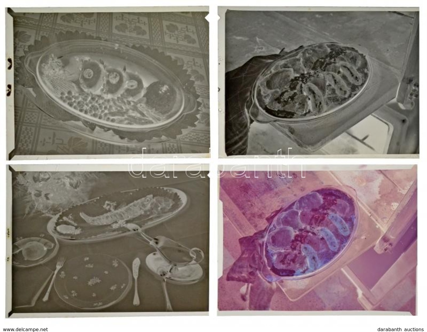 1955 Budapest, A Gundel Étteremben Készült ételreklám Felvételek, 25 Db Szabadon Felhasználható, Professzionális Minőség - Sonstige & Ohne Zuordnung