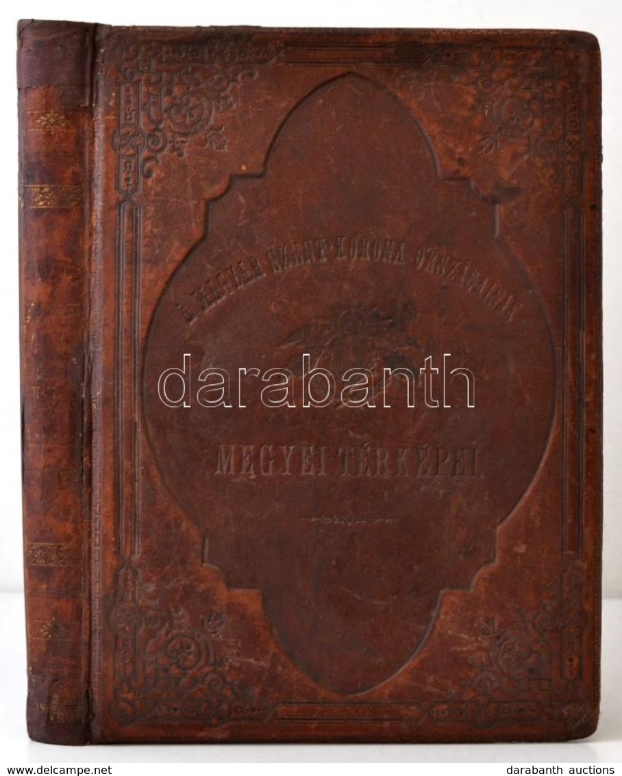 1880 Hátsek Ignác: A Magyar Szent Korona Országainak Megyei Térképei. Rajzolta: - -. Bp.,1880, Rautmann Frigyes, (Bp. Me - Sonstige & Ohne Zuordnung