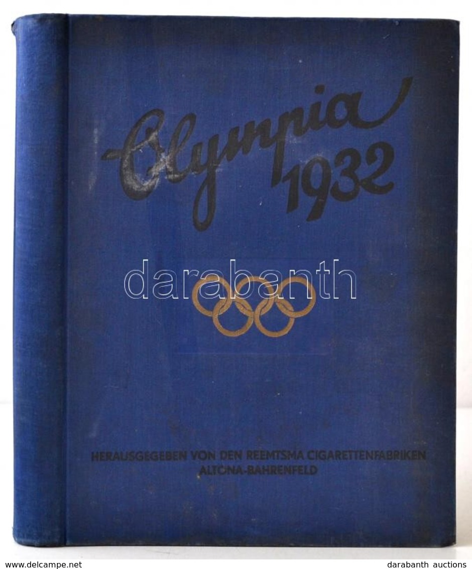 1932 Los Angelesi Olimpia Cigaretta Gyűjtőkép Album Kompletten, 142 Oldal + Kihajtható Mellékletek. Kissé Piszkos Egészv - Ohne Zuordnung