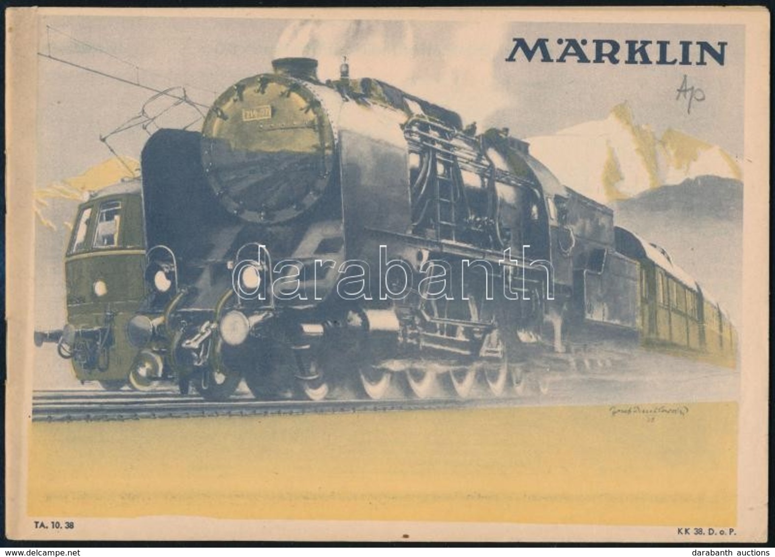 1938-1939 Märklin Játékvasút és Egyéb Játékok Katalógusa, Német Nyelven, 32p / Märklin Catalogue, 32p - Ohne Zuordnung