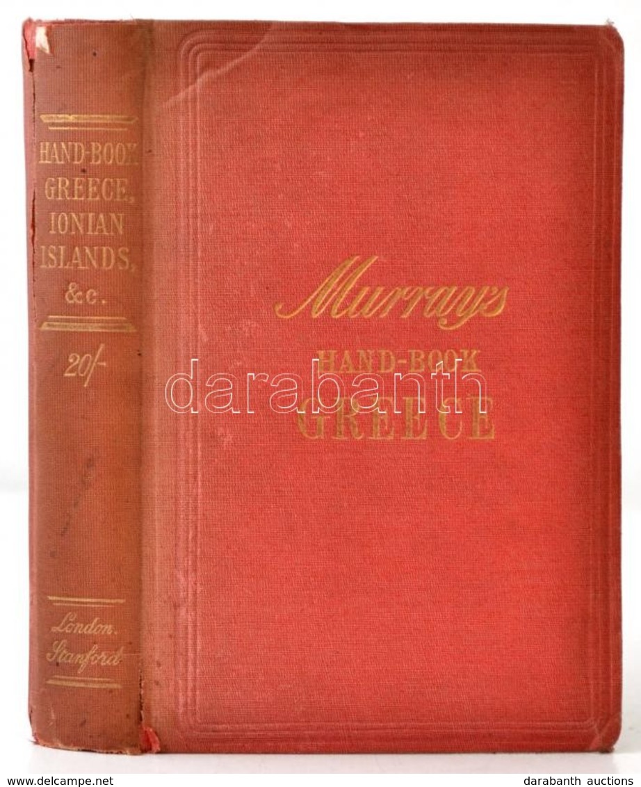 Handbook For Travellers In Greece. Murray's Hand-book. London, 1900, John Murray. Szövegközti Illusztrációkkal, Térképek - Non Classés