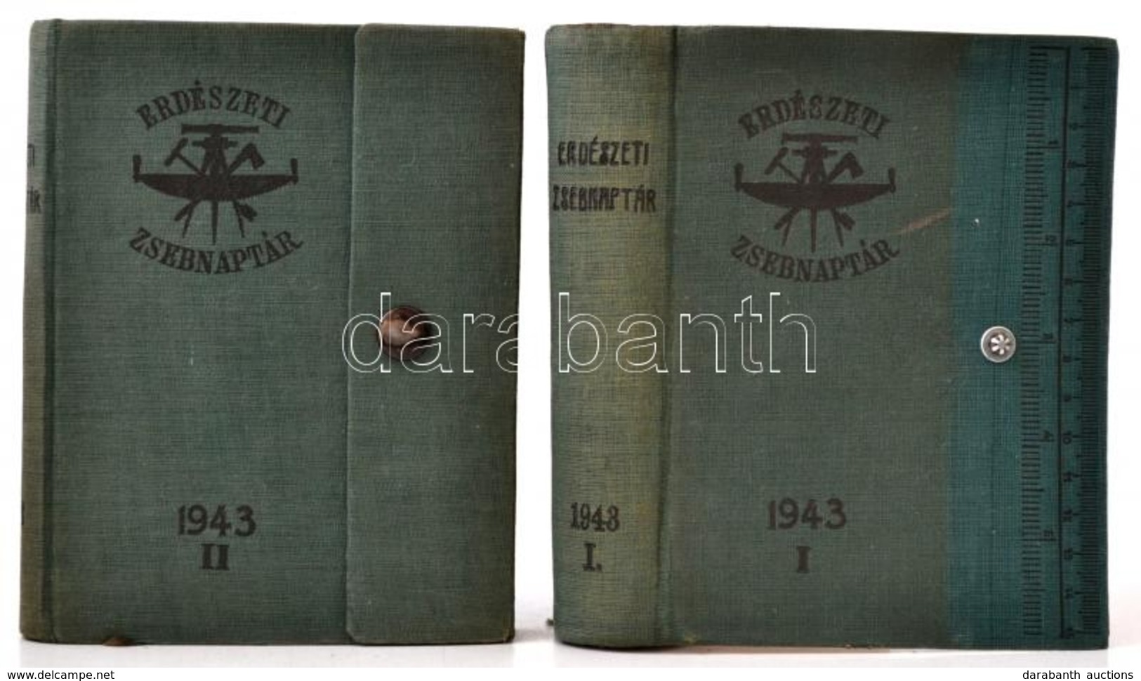 Erdészeti Zsebnaptár Az 1943. évre. I-II. Szerk.: Dr. Ing. Mihályi Zoltán. XXIX. évf. Bp., 1943, Országos Erdészeti Egye - Ohne Zuordnung