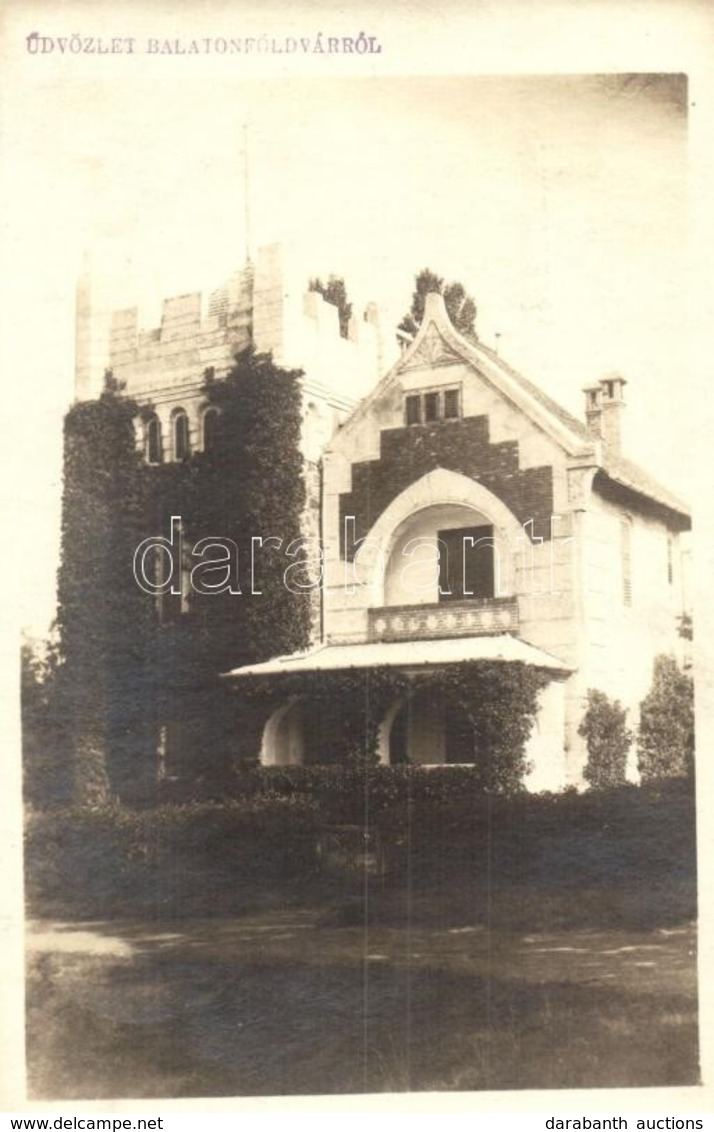 T2 1924 Balatonföldvár, Korányi Villa. Photo, Kiadja Nagy I. - Ohne Zuordnung