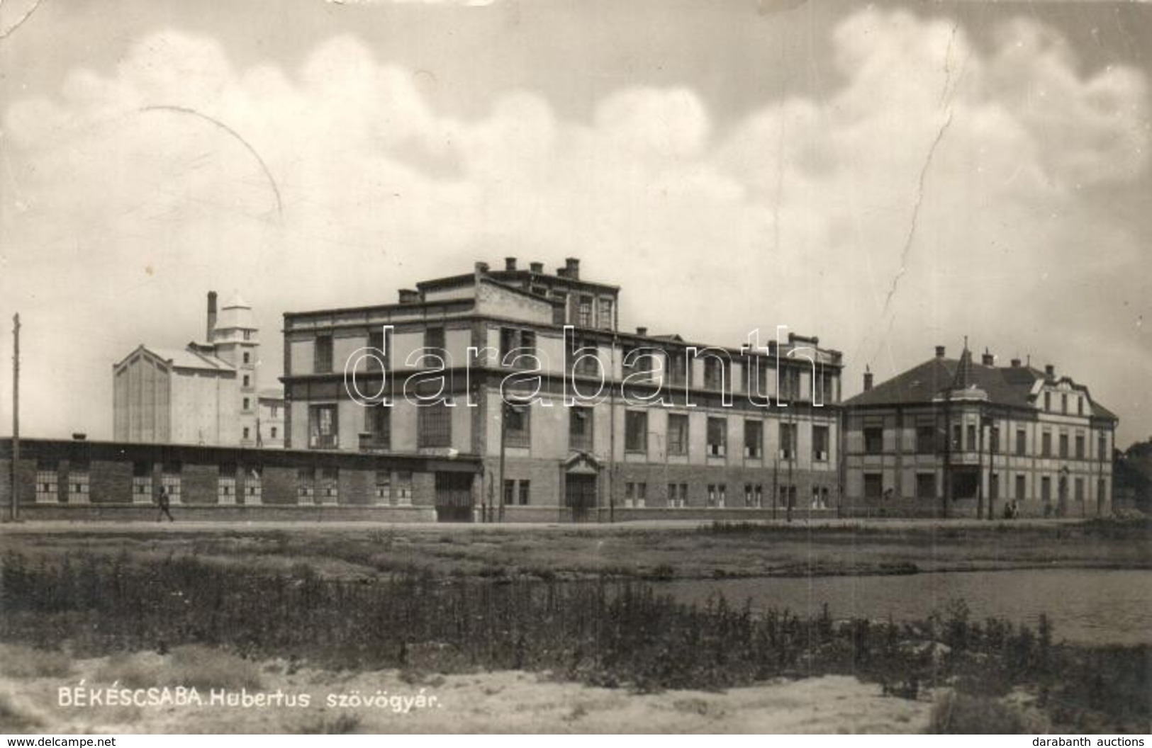 T3 1928 Békéscsaba, Hubertus Szövőgyár. Engel Hírlapiroda Kiadása (fa) - Ohne Zuordnung