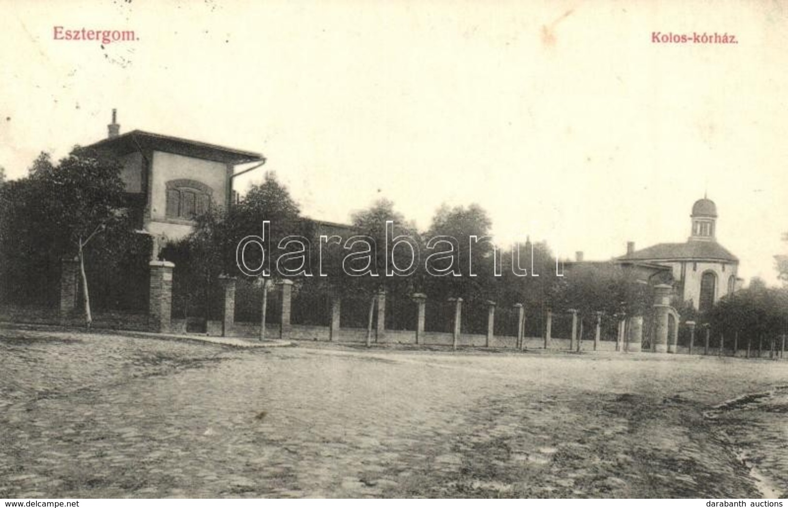 T2 1912 Esztergom, Kolos Kórház. Grószner B. Kiadása - Ohne Zuordnung